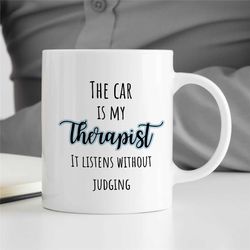 car therapy, mechanic mug, gift for gearhead, car lover dad, motorbike & automotive mechanic, birthday, for him, anniver