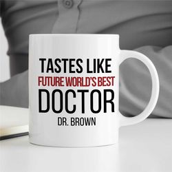 custom doctor mug, personalized physician gift, customizable hospital mug, unique surgeon gift, dad birthday present, em