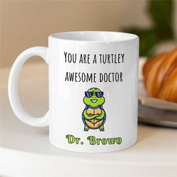 personalized hospital gift, custom mug for physicians, unique family doctor birthday present, gp, podiatry thank you, em