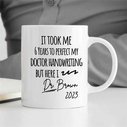 unique cup for internists, custom mug for docs, personalized gift for medical student, gyn, cardiologist thank you, anes