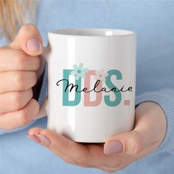 customizable doctor birthday present, custom mug for dentist, personalized gift for dental offices, leaving gift, apprec