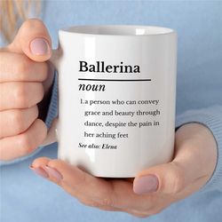 ballet dancer birthday present, mug for dance teacher, dancing instructor cup, birthday present for ballet girls,gift fo