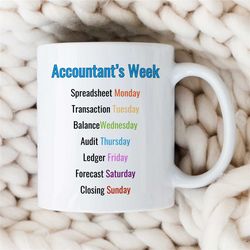 funny accountants week mug, financial advisor appreciation, tax expert, birthday present, husband, anniversary, professi