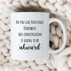 mug for knitter, crocheting gifts, knitting lover gift, crochet husband, best friend gift, cute knitting gift, crocheter