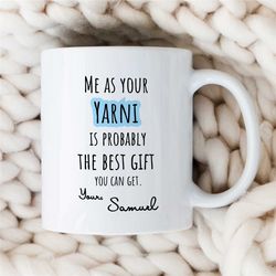 personalized crochet mom mug, custom knitting gift idea for nana, customizable knitting cup, gift for crafter, unique gi