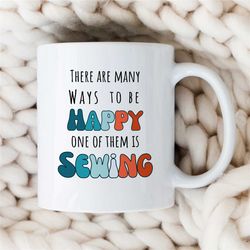 quilting and sewing lover mug, sewing present for seamstresses, gift for tailor, sewing hobby mug, mother's day, birthda