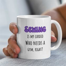 beautiful mug for sewer, 50th birthday gift, funny quilting mug, gift for mum, sewing cup, birthday present for nana, an