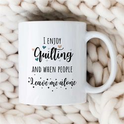 50th birthday gift, funny quilting mug, gift for mum, beautiful mug for sewer, sewing cup, birthday present for nana, an