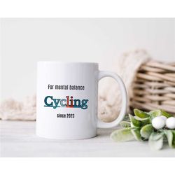 custom gift for bicycle lovers, personalized cycling mug, customizable bicycle gift, bicycling mug, unique present for c