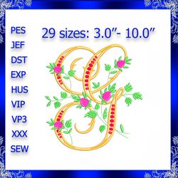 letter g monogram embroidery floral g monogram fancy vine monogram embroidery floral monogram embroidery fancy letter g