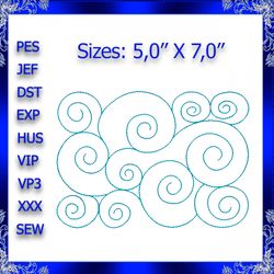 5x7 quilting swirls embroidery design quilting swirly machine embroidery design quilting swirls quilting block stipple