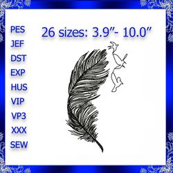 feather machine embroidery design feather tribal feather mini embroidery feather silhouette angel feathers appear parrot