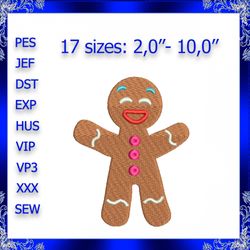 gingerbread man machine embroidery design gingerbread embroidery design gingerbread mane embroidery christmas embroidery