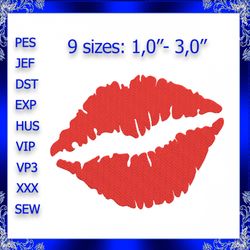 lips mini machine embroidery design tiny kiss embroidery filled lips embroidery design kissy lips design realistic lips