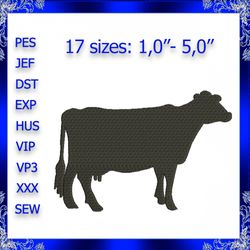 cow machine embroidery design tiny dairy cow silhouette mini cow embroidery design calf embroidery cow mini design tiny