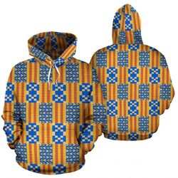 Kente Hoodie Weaving Style, African Hoodie For Men Women