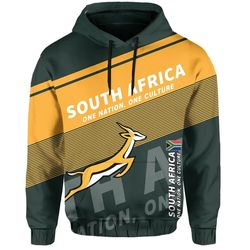South Africa Hoodie Flag Motto - Limited Style, African Hoodie For Men Women
