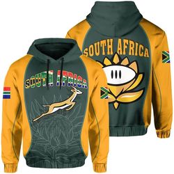 South Africa Gel Style Hoodie, African Hoodie For Men Women