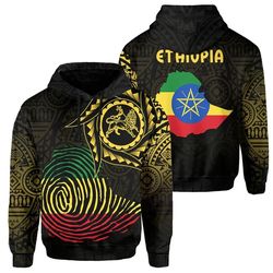 ethiopia in my dna hoodie, african hoodie for men women