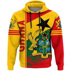 ghana hoodie quarter style, african hoodie for men women