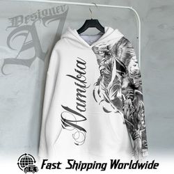 Namibia Hoodie Angel of the Lord - Famous Body Tattoo Style (You can Personlized Custom), African Hoodie For Men Women