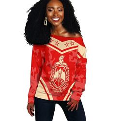 delta sigma theta camouflage offshoulder, african women off shoulder for women