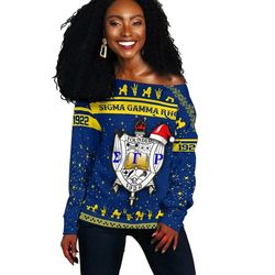 sigma gamma rho christmas offshoulder, african women off shoulder for women