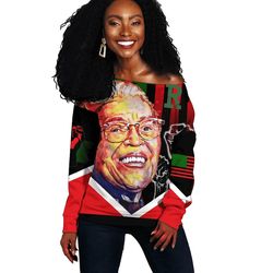 african american flag rosa parks women off shoulder, african women off shoulder for women