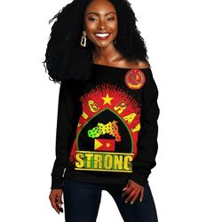 tigray strong (black) women's off shoulder, african women off shoulder for women