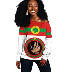 oromo jaal marroo dirribaa women's off shoulder, african women off shoulder for women