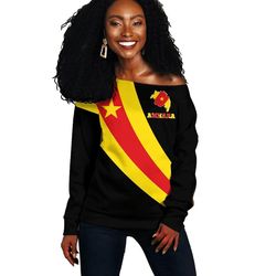 amhara flag maps women's off shoulder, african women off shoulder for women