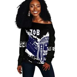 zeta phi beta offshoulder - tip style, african women off shoulder for women