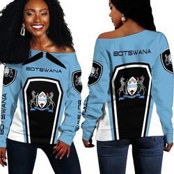 botswana women's off shoulder sweaters, african women off shoulder for women