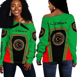 libya women's off shoulder sweaters, african women off shoulder for women