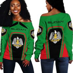 sudan women's off shoulder sweaters, african women off shoulder for women