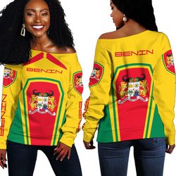 benin women's off shoulder sweaters, african women off shoulder for women
