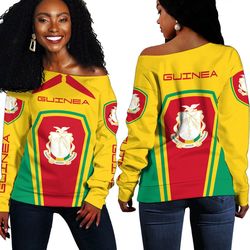 guinea women's off shoulder sweaters, african women off shoulder for women