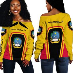 angola women's off shoulder sweaters, african women off shoulder for women
