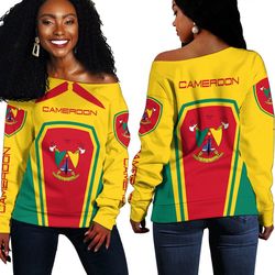cameroon women's off shoulder sweaters, african women off shoulder for women