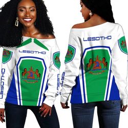 lesotho women's off shoulder sweaters, african women off shoulder for women