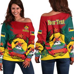 mozambique special women's off shoulder sweatshirt, african women off shoulder for women