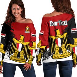 egypt special women's off shoulder sweatshirt, african women off shoulder for women