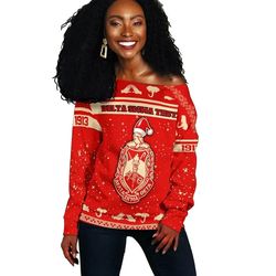 delta sigma theta christmas offshoulder 03, african women off shoulder for women