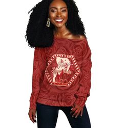 delta sigma theta rose pearls offshoulder 03, african women off shoulder for women