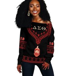 delta sigma theta dashiki off shoulder - alva style 03, african women off shoulder for women