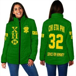custom chi eta phi padded jackets 01, african padded jacket for men women
