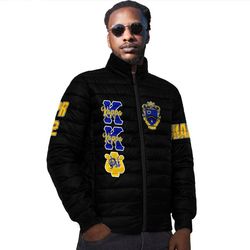 custom kkp padded jacket, african padded jacket for men women