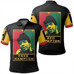 Fred Hampton Black History Month Style Men Polo Shirt, African Polo Shirt For Men Women