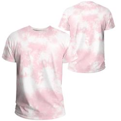 pink tie dye tee, african t-shirt for men women