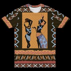 african women mudcloth t-shirt, african t-shirt for men women